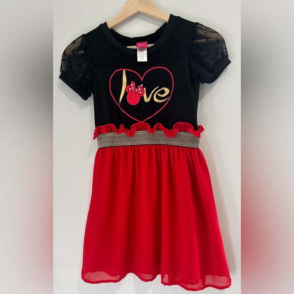Disney Other - Minnie Mouse disney heart dress Girl Size M